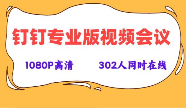 专业版支持多少人视频会议?钉钉专业版怎样收费？